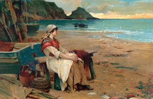 When Jack is at Sea by Horace Henry Cauty