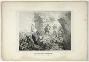 Armed with a Bloody Iron, Covered with a Shield... by Horace Vernet