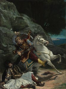 Combat of a Greek and a Turk by Horace Vernet