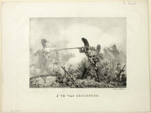 I Will Bring You Down by Emile Jean Horace Vernet