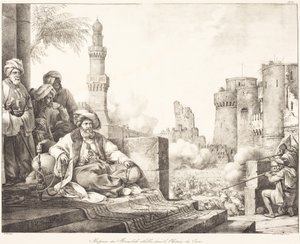 Massacre of the Rebel Mamelukes in the Castle of Cairo by Horace Vernet