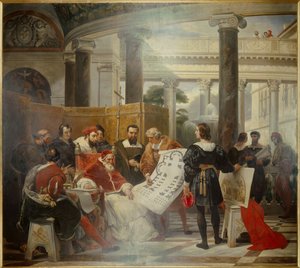 Pope Julius II Ordering the Work of the Vatican and the Basilica of St. Peter in Rome