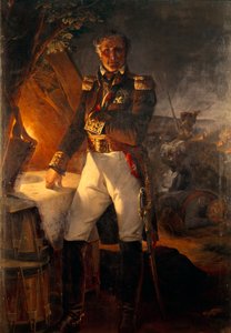 Portrait of Laurent Marquis de Gouvion Saint Cyr, marshal of the Empire at the Battle of Polotsk