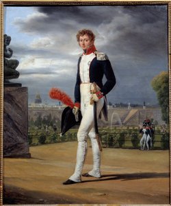 Portrait of collector Philippe Lenoir (1785 - 1867) by Emile Jean Horace Vernet