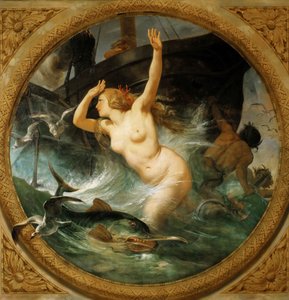 Steam Putting to Flight the Sea Gods Ceiling Painting, Salle des Pas Perdus