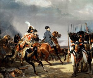 The Battle of Jena on 14 October 1806 by Emile Jean Horace Vernet