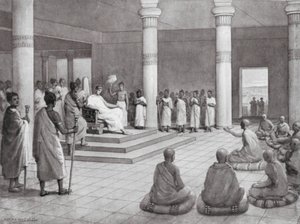 King Milinda Asks Questions, BC 140 by Horace van Ruith