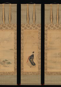 Snow, Moon, and Cherry Blossoms Yoshiwara in Three Seasons by Hosoda Eishi