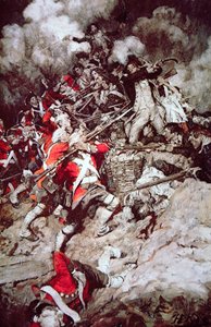 They Scrambled up the Parapet and Went over the Top, Pell Mell, upon the British