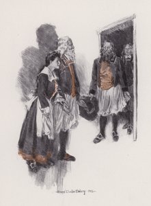 Illustration for Evangeline, A Tale of Arcadie, by Henry Wadsworth Longfellow by Howard Chandler (after) Christy