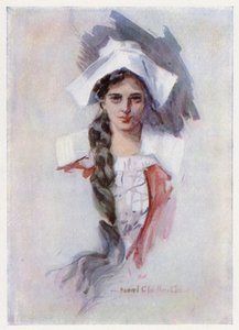 Illustration for Evangeline, A Tale of Arcadie, by Henry Wadsworth Longfellow by Howard Chandler (after) Christy