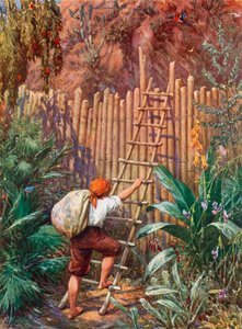 Illustration for Robinson Crusoe by Howard Davie