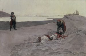 Dead men tell no tales, 1899 by Howard Pyle