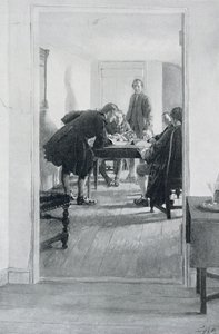 In the Old Raleigh Tavern, Illustration from 