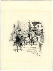 Tailpiece for The Evolution of New York, II by Howard Pyle