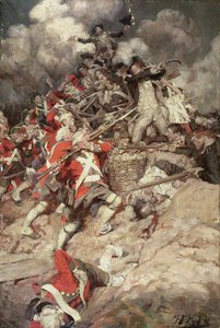 They Scrambled up the Parapet and Went Over the Top, Pell Mell, Upon the British, or The Battle of Yorktown, from 