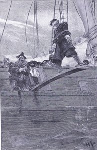 Walking the plank by Howard Pyle