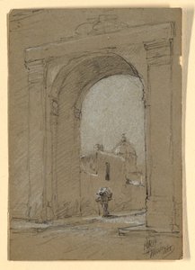 A Town Gate in Mexico, 1888 by Howard Russell Butler