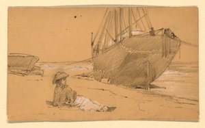At the Shore, 1884 by Howard Russell Butler