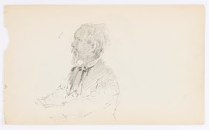Untitled (Head of Bearded Man) by Howard Russell Butler