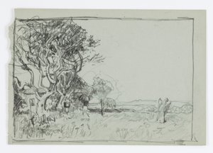 Untitled (Tree with House) by Howard Russell Butler