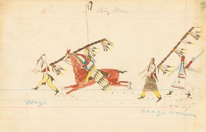 Osage, Big Nose, Osage Women, 1874-75