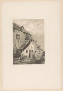 Facade of an Old Farmhouse by Hubert Clerget