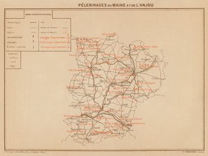 Pilgrimages of Maine and Anjou by Hubert Clerget