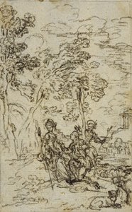 Study for Vignette in Fontenelle