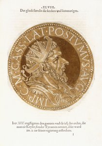 Marcus Cassianus Latinus Postumus by Hubert Goltzius