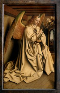 Angel Annunciate, from the exterior of the left wing of the Ghent Altarpiece
