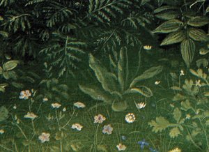Detail of the Adoration of the Mystic Lamb, from the Centre Panel of the Ghent Altarpiece