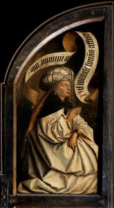 Erythraean Sibyl, from the exterior of the left wing of the Ghent Altarpiece