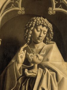 John the Apostle, from the Ghent Altarpiece (detail) by Hubert & Jan van (1390 1441) Eyck