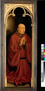 Portrait of Joost Vijdt, panel from exterior of the Ghent Altarpiece