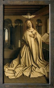 The Angel Gabriel passes the Message to Maria (detail)