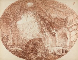 An Artist Seated in the Ruins of the Colosseum, c.1759
