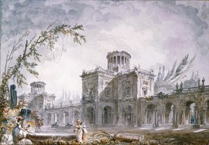 Architectural Fantasy, 1760 by Hubert Robert
