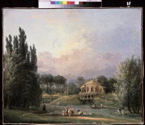 In a Park by Hubert Robert