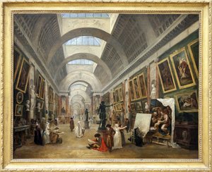 Design of the Grande Galerie du Louvre 1796