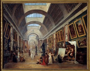 Design for the Grande Galerie in the Louvre