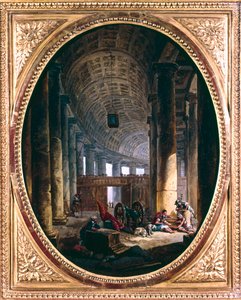 Interior of the Colonnade of St Peter