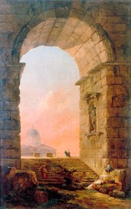 Landscape with an Arch and the St. Peter