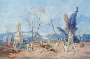 Le Tapis Vert Versailles by Hubert Robert