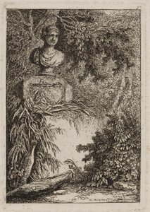 Plate Two from Evenings in Rome, 1763-64 by Hubert Robert