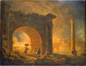 Roman Ruins by Hubert Robert