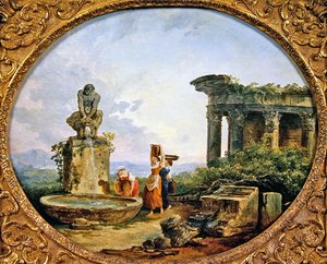 The Fountain by Hubert Robert