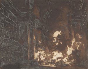 Washerwomen in a Ruined Gallery
