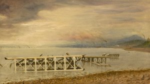 Wreckage from the Tay Bridge