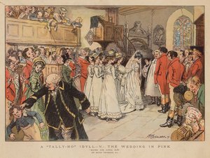 A Tally-Ho idyll: the wedding in pink
